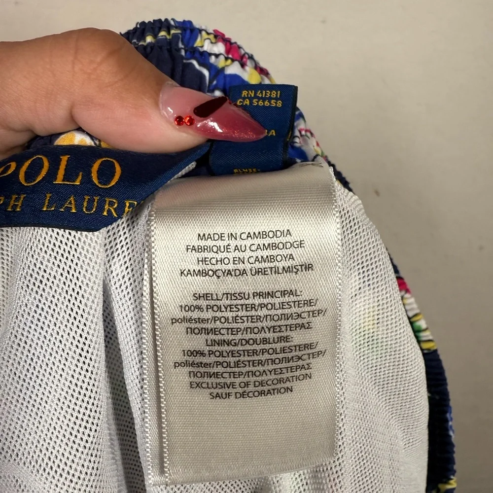 Polo Ralph Lauren Men's Traveler Swim Trunks Size Medium